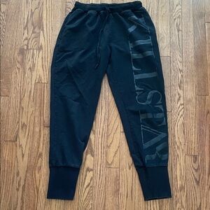 Killstar Black Gothic Jogger Sweatpants Large Leg Logo Size Small